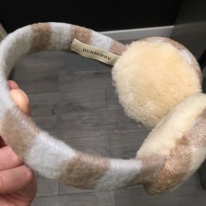 Cashmere Earmuffs by Burberry